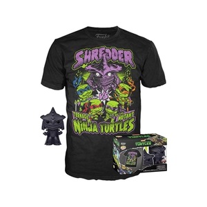 Funko Pop & Tee Teenage Mutant Ninja Turtle 2 Shredder Pop Figure & Unisex T-shirt