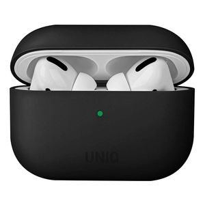 Uniq Lino Hybrid Liquid Silicon Case Ink Black for Apple AirPods Pro