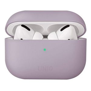 Uniq Lino Hybrid Liquid Silicon Case Lilac Lavander for Apple AirPods Pro