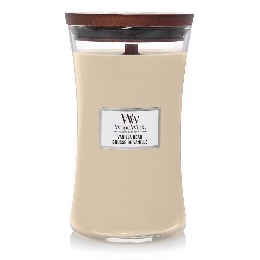 Woodwick Candle Hourglass Vanilla Bean (Large)