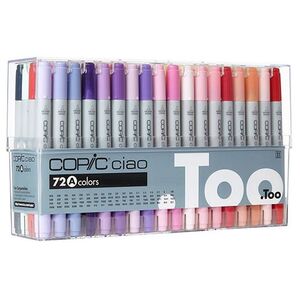 Copic Ciao Refillable Markers - Color Set A (Set of 72)