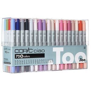 Copic Ciao Refillable Markers - Color Set B (Set of 72)