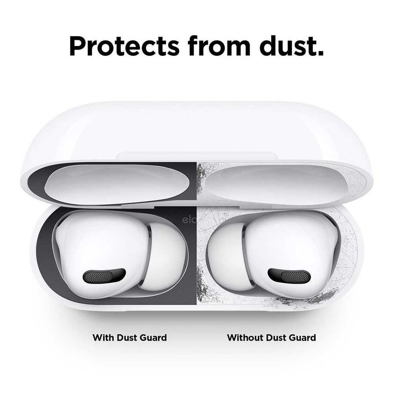 Elago Dust Guard Matte Space Grey for AirPods Pro (Pack of 2)