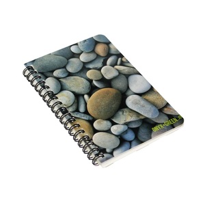 Onyx + Green Spiral Notebook Stone Paper 4 x 6 inches