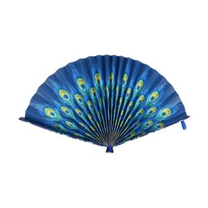 Legami Fiesta And Siesta - Folding Paper Fan - Peacock