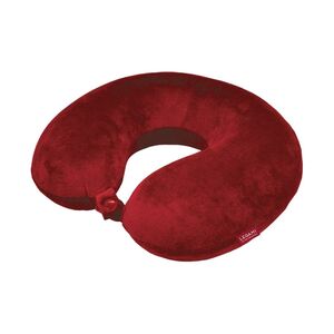 Legami Memory Foam Travel Pillow - Dark Red