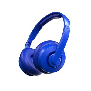 سماعات رأس لاسلكية لاسلكية من سكل كاندي ، لون أزرق ، مثبتة ون-يير
