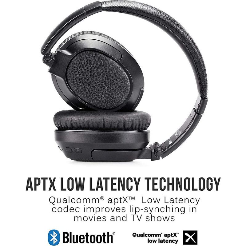 Mee Audio Matrix Cinema Low Latency Bt Wireless Headphones Inemaear Audio Enhancement Black