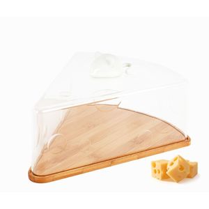 Balvi I Love Cheese Acrylic/Bamboo Cheese Dome