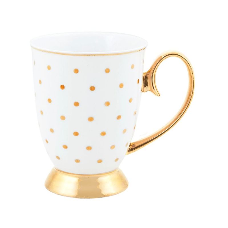 Cristina Re Signature Mug Gold Polka Dot 300ml