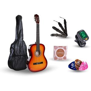 Keith GP-C40-3TS Classical Guitar Pack Sunburst