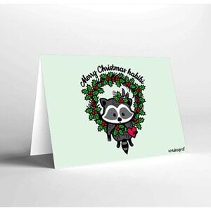 Mukagraf Merry Christmas Habibi Greeting Card (10.3 x 7.3cm)