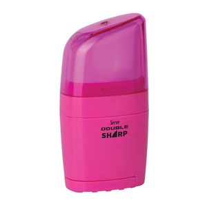Serve Double Sharp Eraser & Sharpener Combo Candy Pink