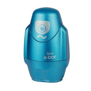 Serve E-Bot Eraser & Sharpener Combo Metallic Blue