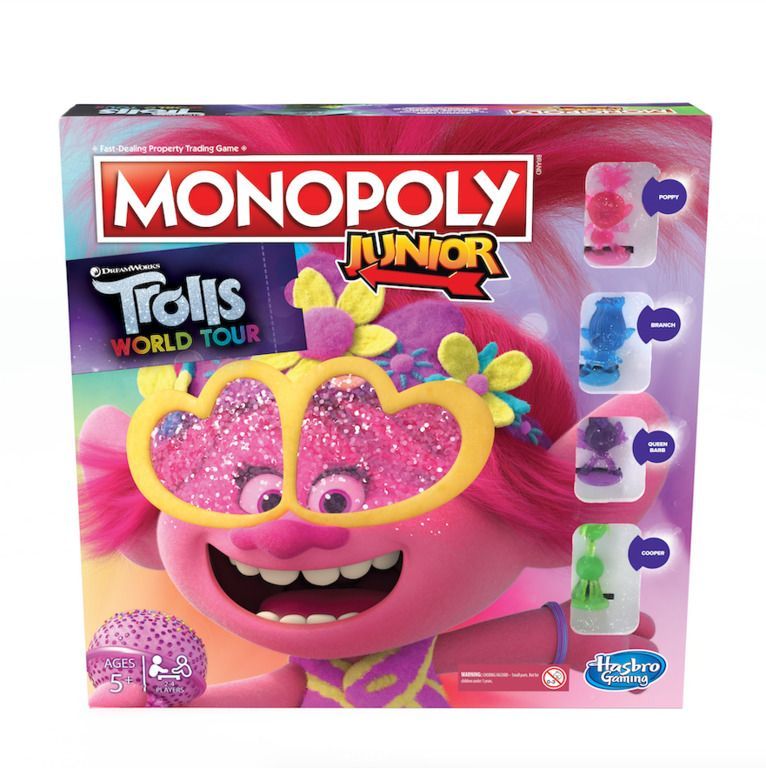 Hasbro Monopoly Jr.Trolls World Tour