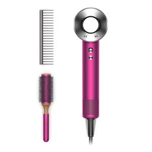 Dyson Supersonic Hair Dryer + Brush Gift Set (Pink)