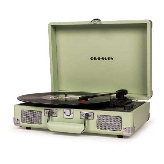 Crosley Cruiser Deluxe Portable Turntable with Built-in Speakers - Mint