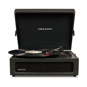 Crosley Voyager Portable Bluetooth Turntable with Built-in Speakers - Black