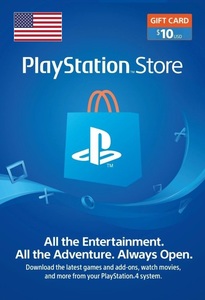 Sony PSN PlayStation Network Topup Wallet (US) - 10 USD