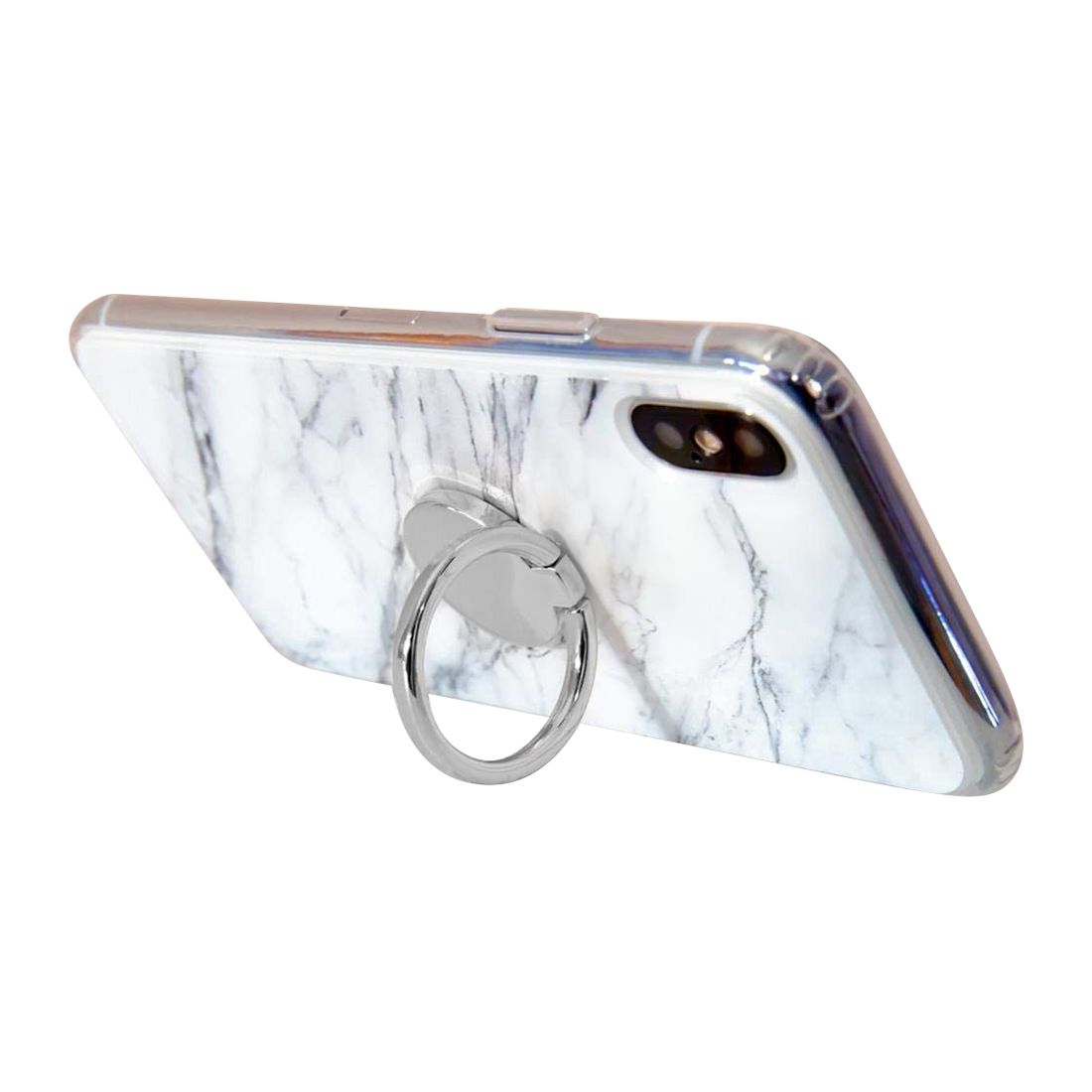 Casery Silver Mobile Phone Ring/Stand