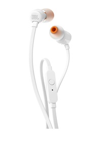 JBL T110 White In-Ear Earphones
