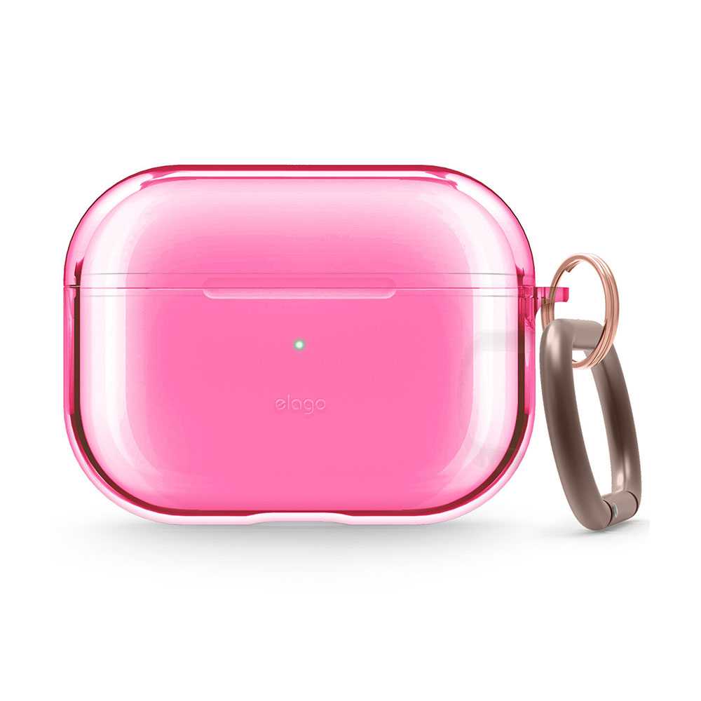 Elago Clear Hang Case Lovely Pink for AirPods Pro