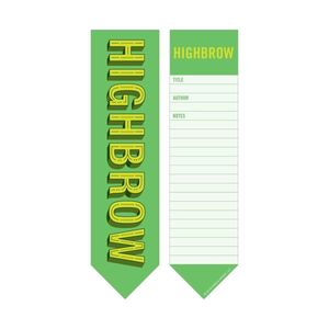 Knock Knock High Brow Low Brow Bookmark Pad