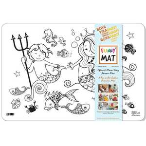 Funny Mat Activity Placemat Mermaid