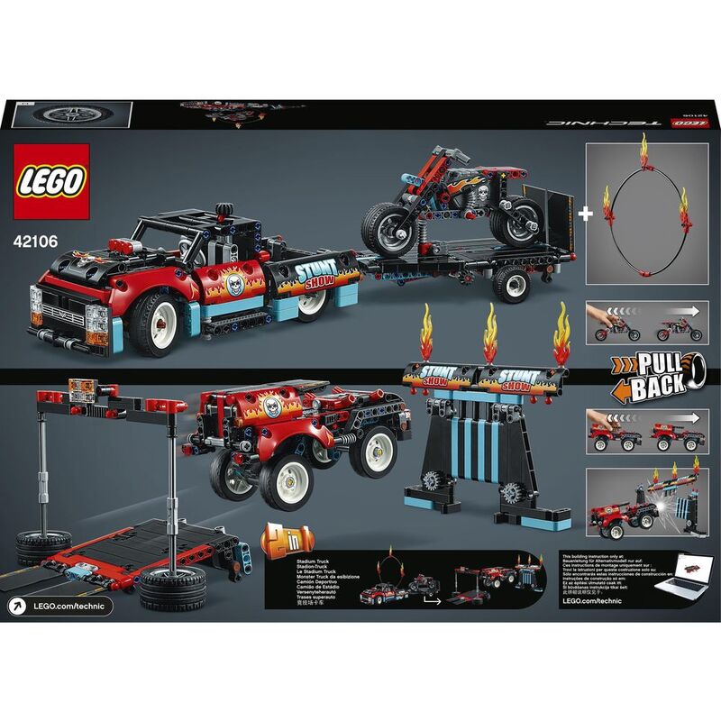 LEGO Technic Stunt Show Truck & Bike 42106