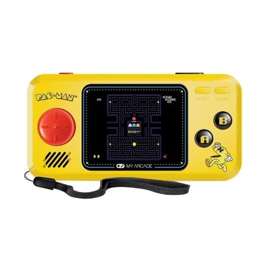 جهاز My Arcade Pac-Man Pocket Player باللون الأصفر/ الأسود
