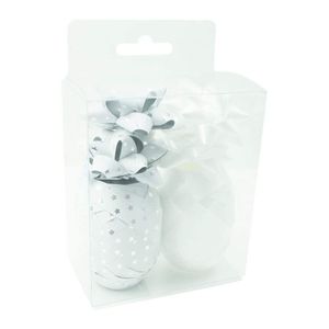 Claire Fontaine Set of 2 Ribbons and 4 Bows White
