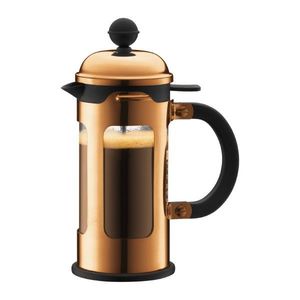 Bodum Chambord French Press Coffee Maker With Stopper Copper 0.35L