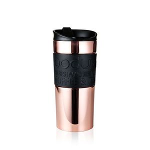Bodum Flip Black Copper Travel Mug SS 350ml