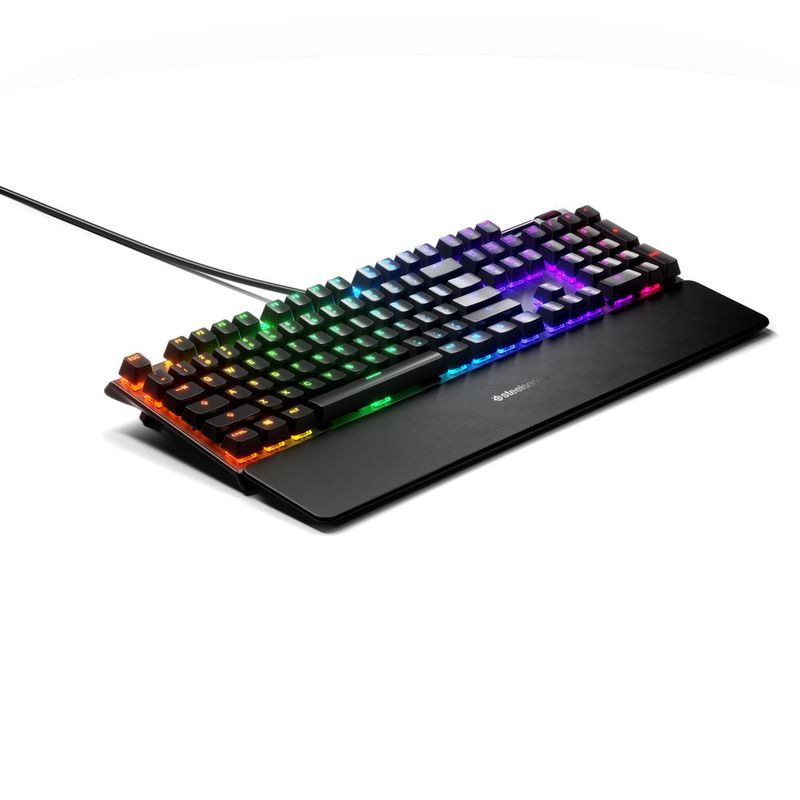 SteelSeries Apex 5 Hybrid Mechanical Gaming Keyboard - Hybrid Mechanical RGB Switch (US English)
