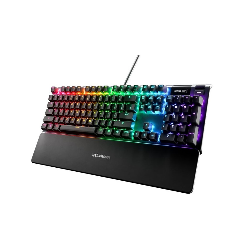 SteelSeries Apex 5 Hybrid Mechanical Gaming Keyboard - Hybrid Mechanical RGB Switch (US English)