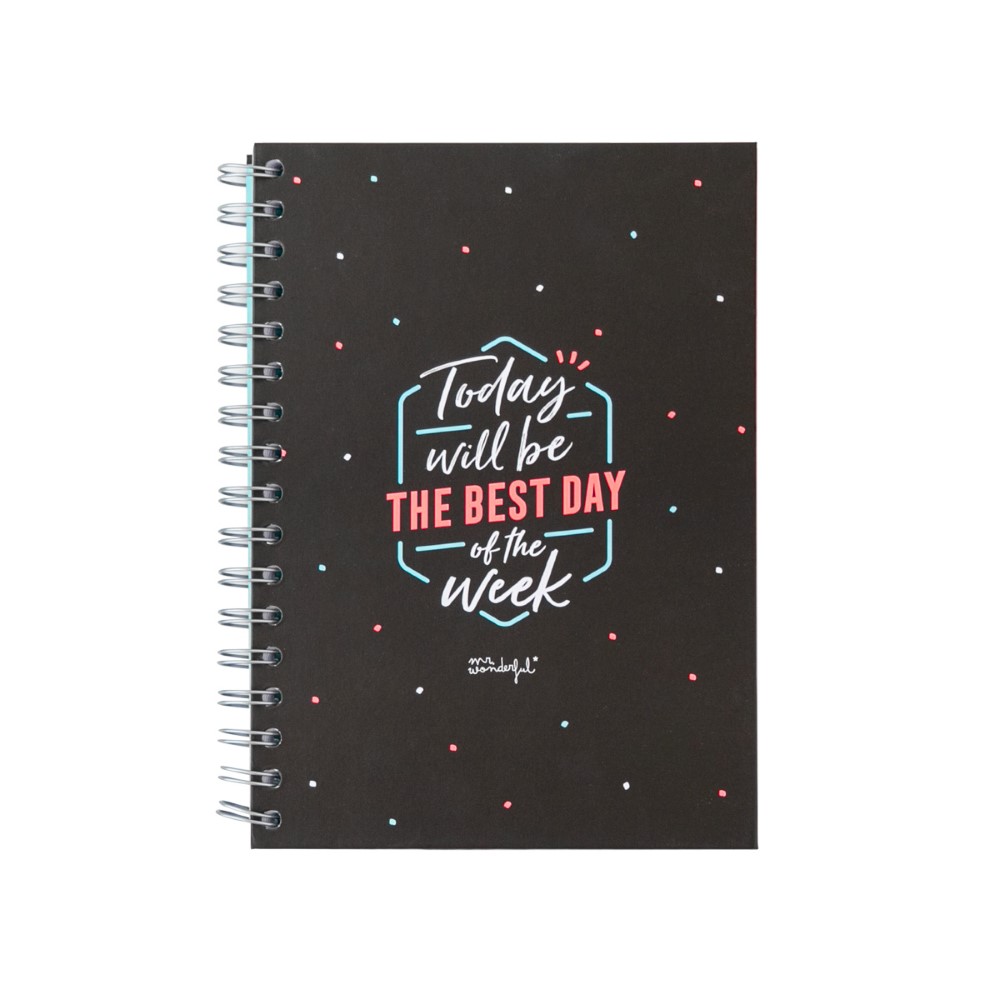 Mrs. Wonderful Today Will Be The Best Day Of The Week Notebook