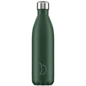 زجاجة مياه خضراء غير لامعة ٧٥٠ مل تشيلي
