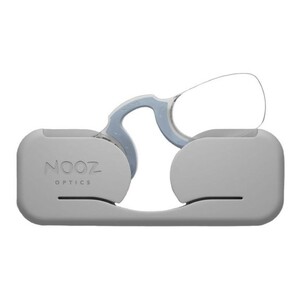 نظارة قراءة بعلبة على شكل سماعة هاتف بلون فضي درجة 2.0 من نوز