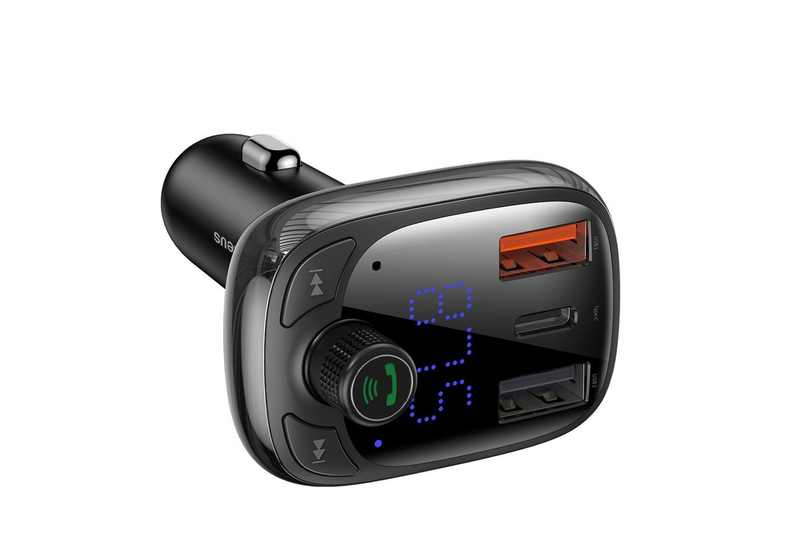 Baseus T typed S-13 wireless MP3 car charger PPS Quick Charger-EU - Black