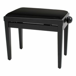 Proel Adjustable Piano Bench Matte Bk Black Pvc