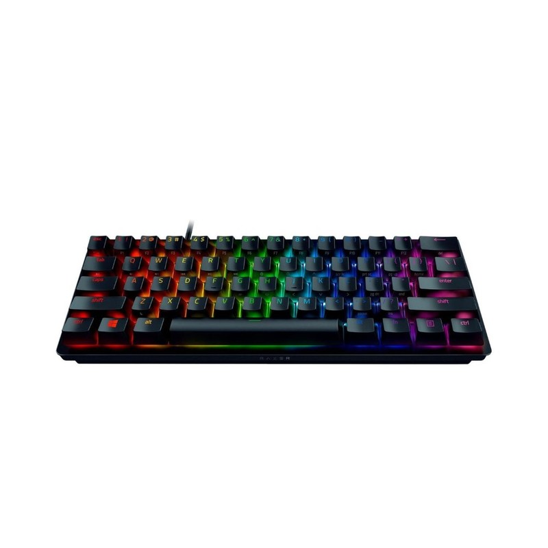 Razer Huntsman Mini 60 Gaming Keyboard  - Clicky Optical Switch Purple - Black (US English)