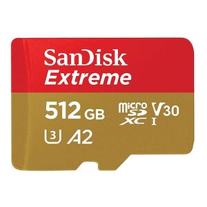 Sandisk Extreme Microsdxc Card 512Gb 160Mb/S