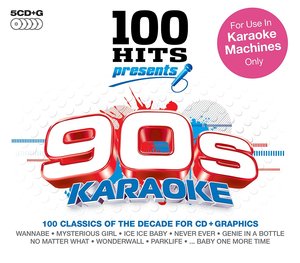 100 Hits Presetns 90's Karaoke (5 Discs) | Various Artists