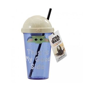 Funko Star Wars The Mandalorian The Child Cup with Straw This Is My Good Side