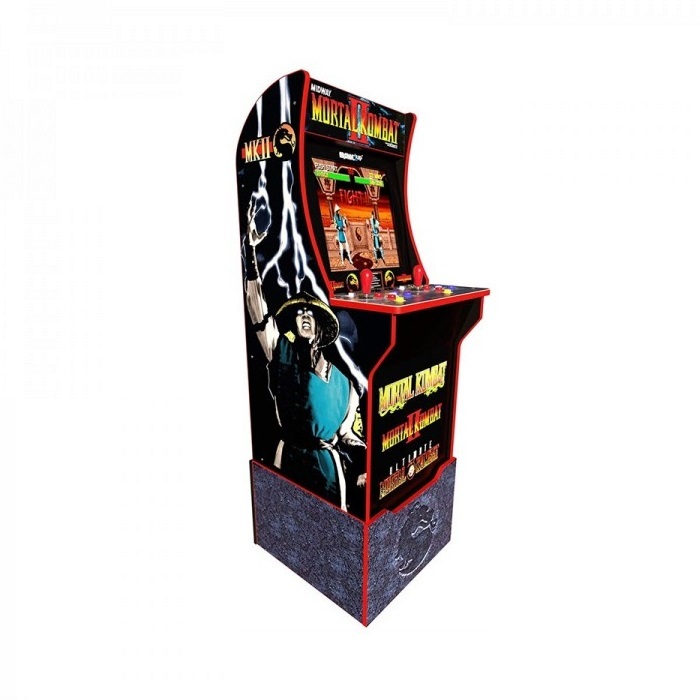 Arcade 1Up Mortal Kombat with Light-Up Marquee/Stool/Riser 57.8-inch