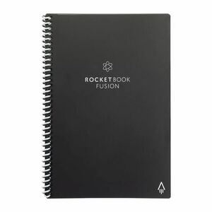 Rocketbook Fusion Executive Reusable Smart Notebook - Infinity Black (6 x 8.8 Inch)