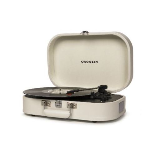 Crosley Discovery Bluetooth Portable Turntable with Built-in Speakers - Dune