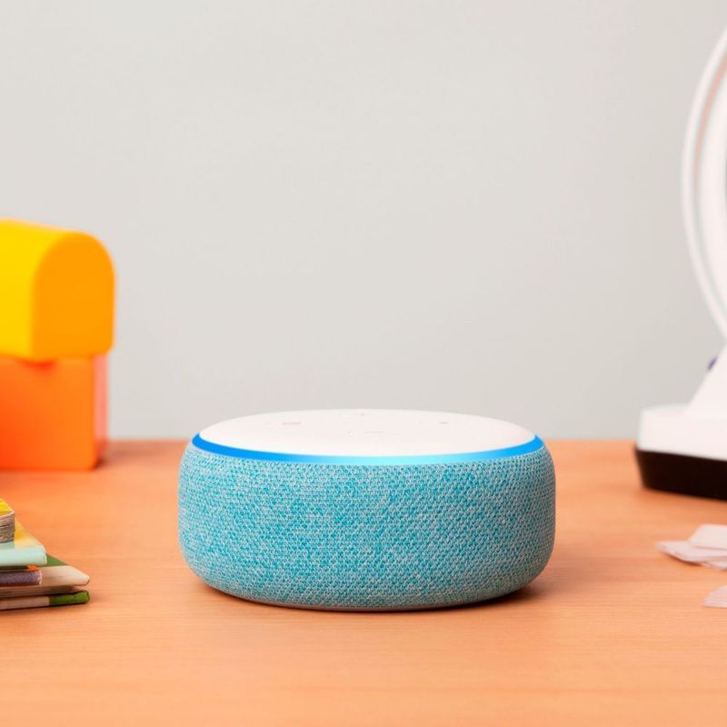 مكبر الصوت Amazon Echo Dot 3 إصدار الأطفال أزرق الذكية بميزة Alexa