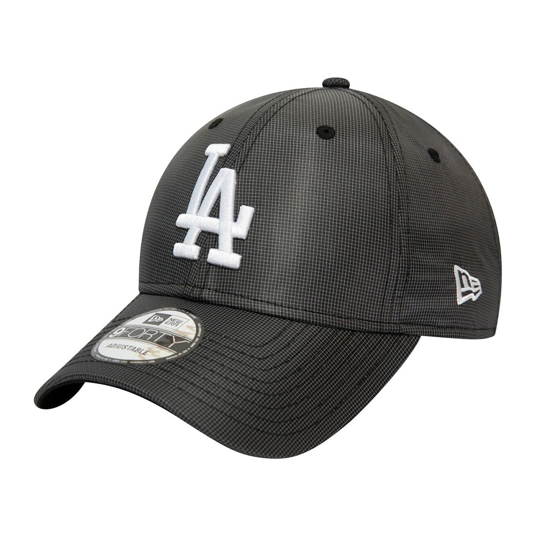 قبعة للرجال تحمل علامة فريق لوس أنجلوس دودجرز ليغ اسينشيال من قماش ريب ستوب من نيو إيرا لون كحلي