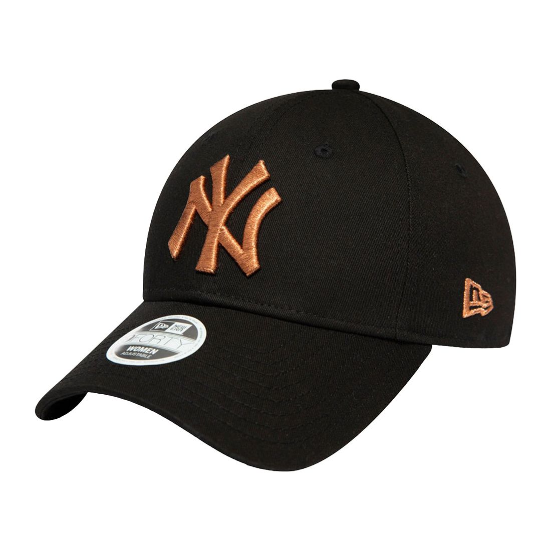 New Era Metallic Logo New York Yankees Women's Cap Black